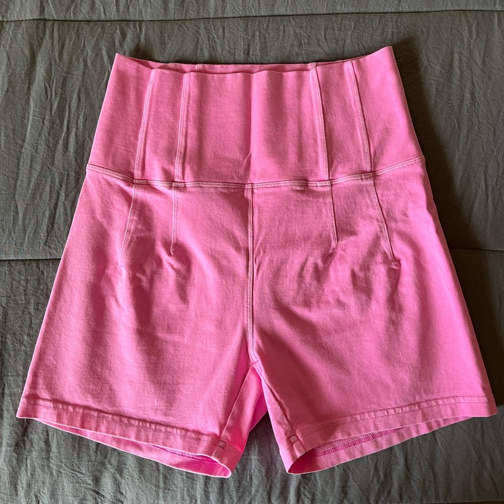 Hot pink aerie biker shorts